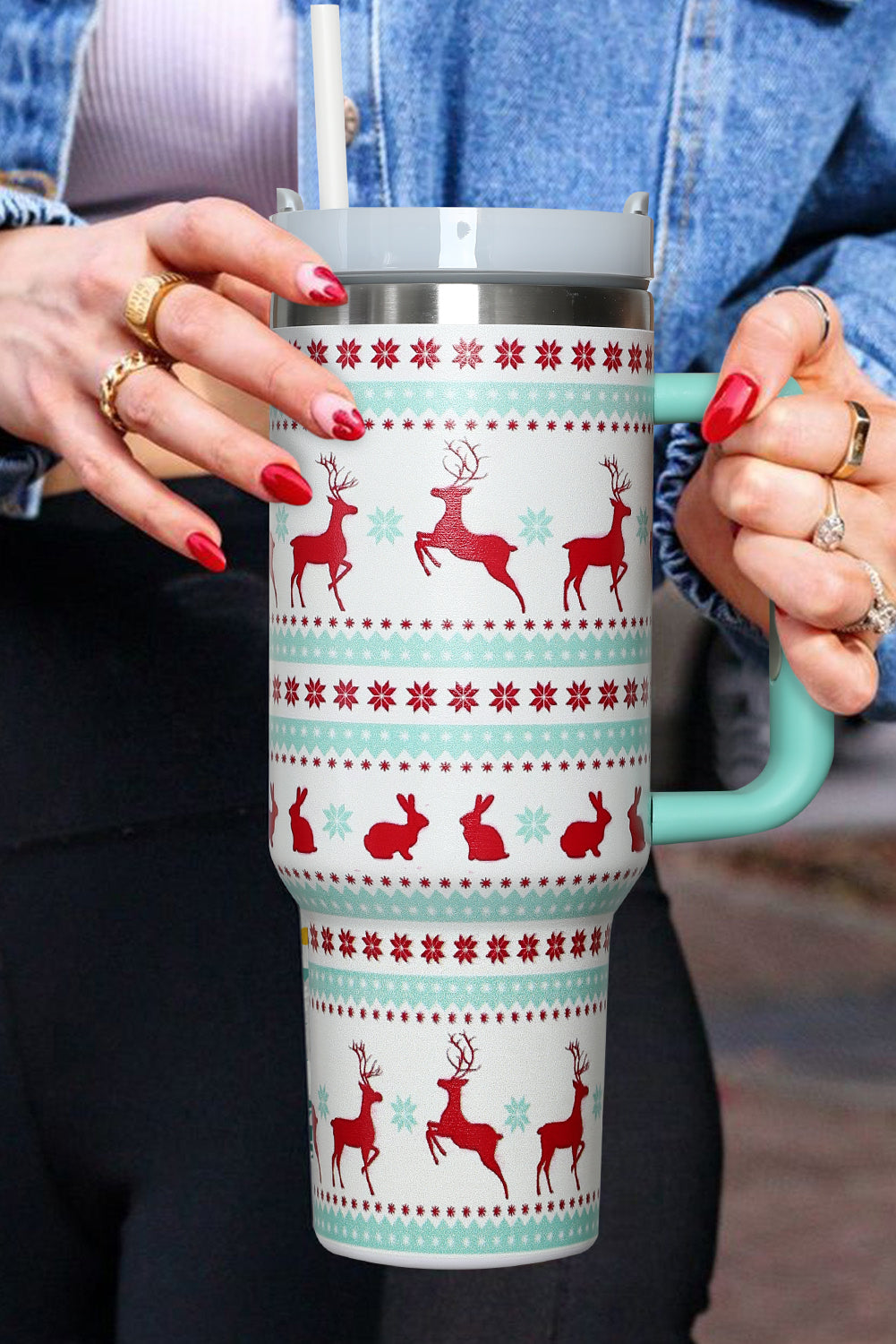 Xmas Stainless Steel Tumbler