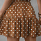 Frill Tied Printed Mini Skirt