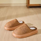 Thermal Round Toe Platform Slippers