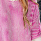 Round Neck Dropped Shoulder Sweater