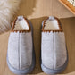 Thermal Round Toe Platform Slippers