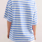 Striped Round Neck Half Sleeve T-Shirt