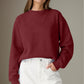 Round Neck Long Sleeve Sweatshirt