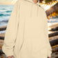 Drawstring Dropped Shoulder Hoodie