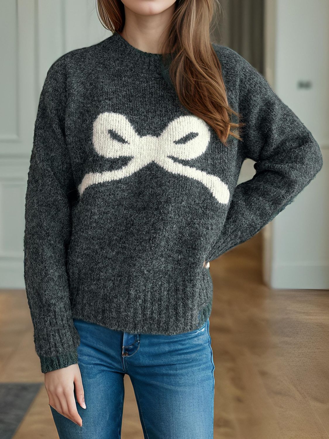 Signature Bow Sweater