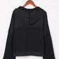 Exposed Seam Long Sleeve Hoodie