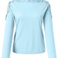 Full Size Cutout Round Neck Long Sleeve T-Shirt