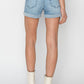 RISEN Distressed Mid-Rise Waist Denim Shorts