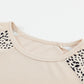 Leopard Raglan Sleeve Top