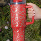 White Leopard Spotted 304 Stainless Double Insulated Cup 40oz