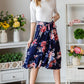 Reborn J Floral Wrap Ruffled Skirt