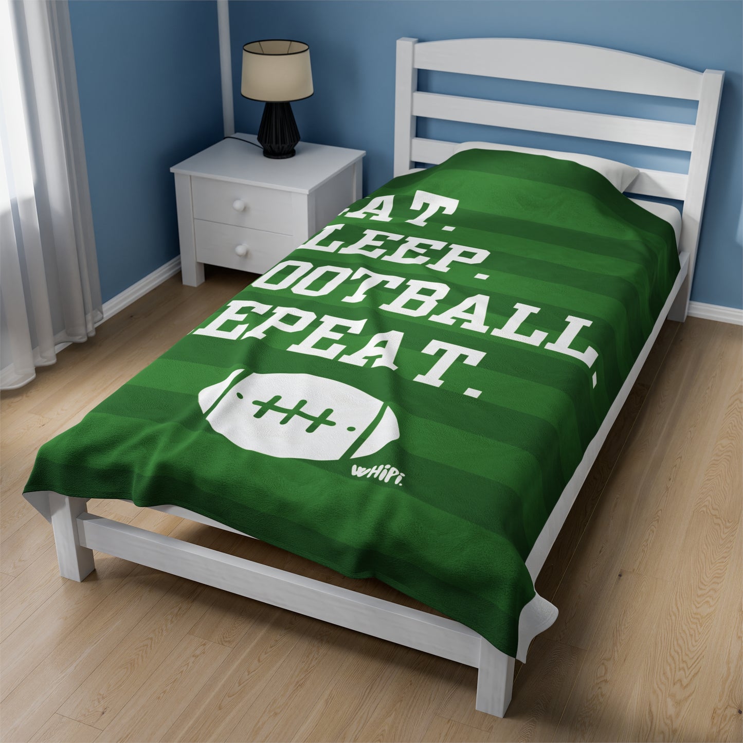 Eat Sleep Football Soft Blanket