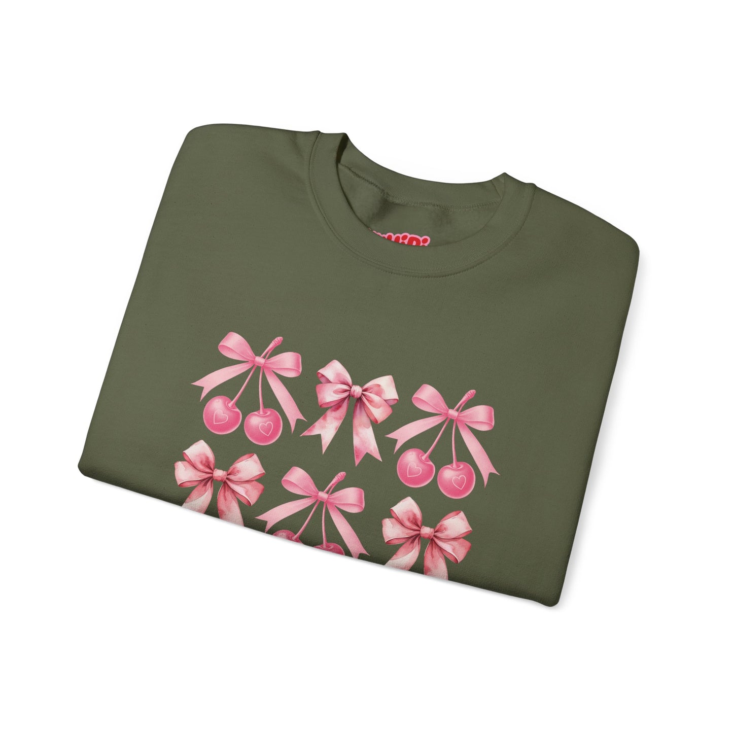 Sweet Cherry Bows Crewneck Sweatshirt (S‑5XL)