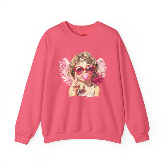 Bubble Gum Cupid Crewneck Sweatshirt (S‑5XL)