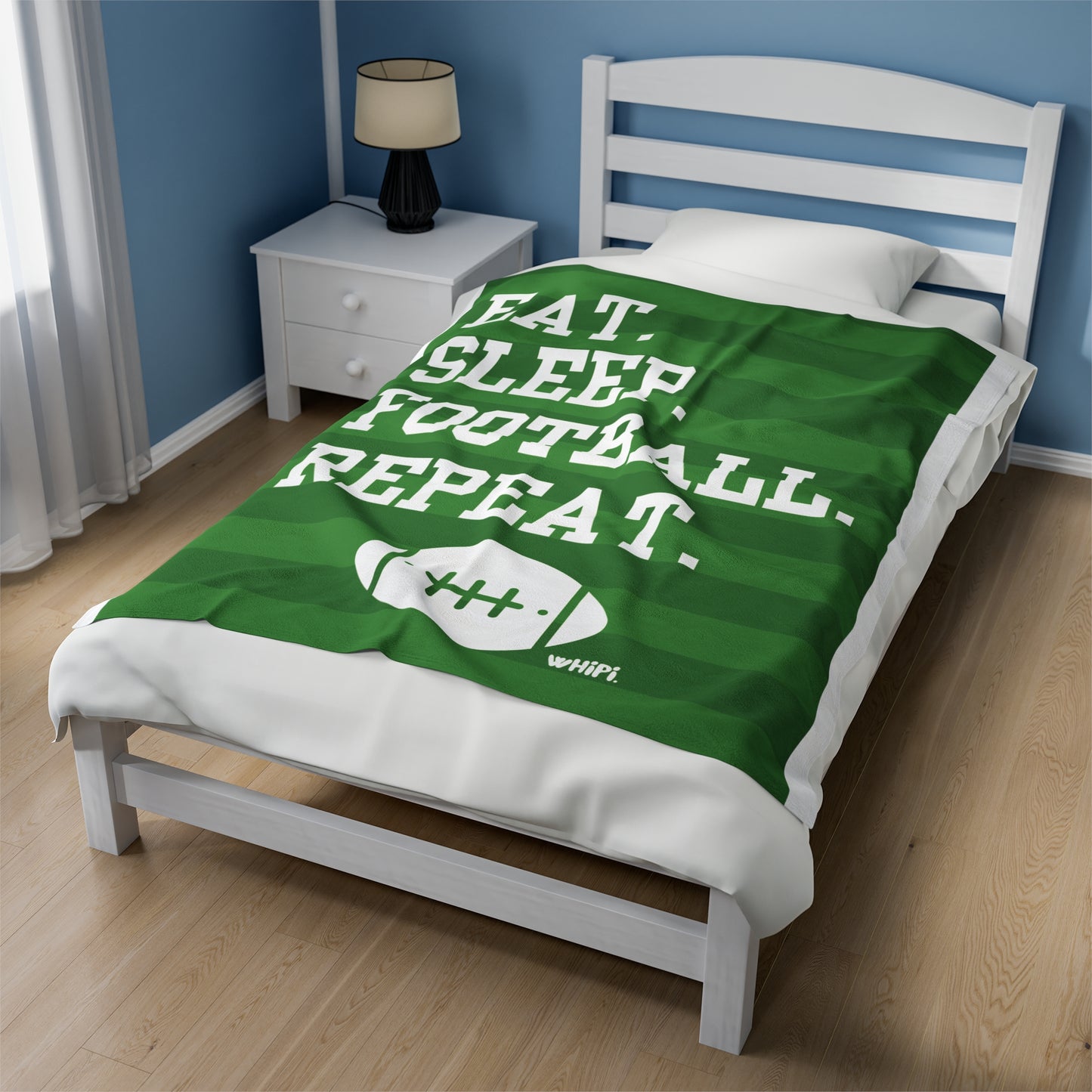 Eat Sleep Football Soft Blanket