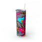 Skinny Race Tumbler with Straw, 20oz