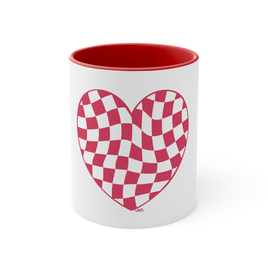 Checkered Love Mug