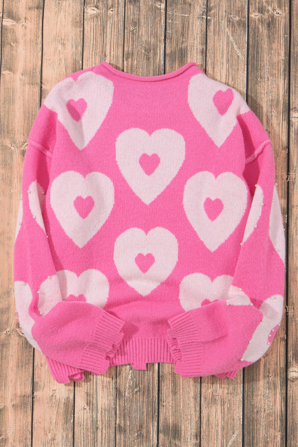 Pearl Hearts Sweater