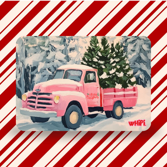 wHiPi. Gift Card—Merry Christmas Vintage Christmas Truck