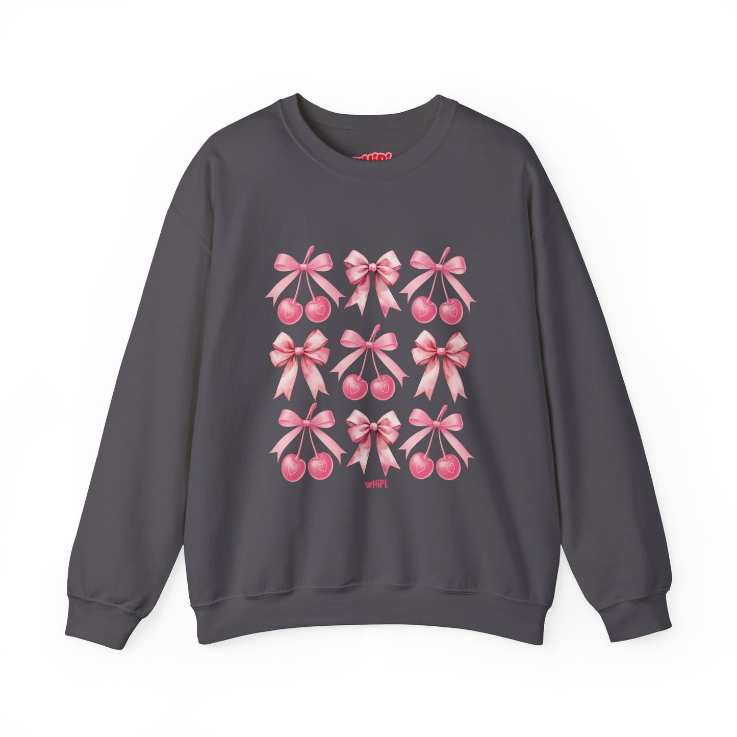 Sweet Cherry Bows Crewneck Sweatshirt (S‑5XL)