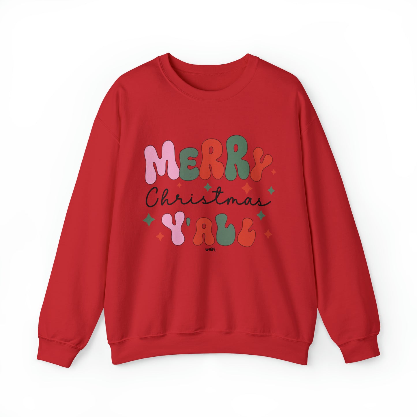 Merry Christmas Y'all Crewneck Sweatshirt