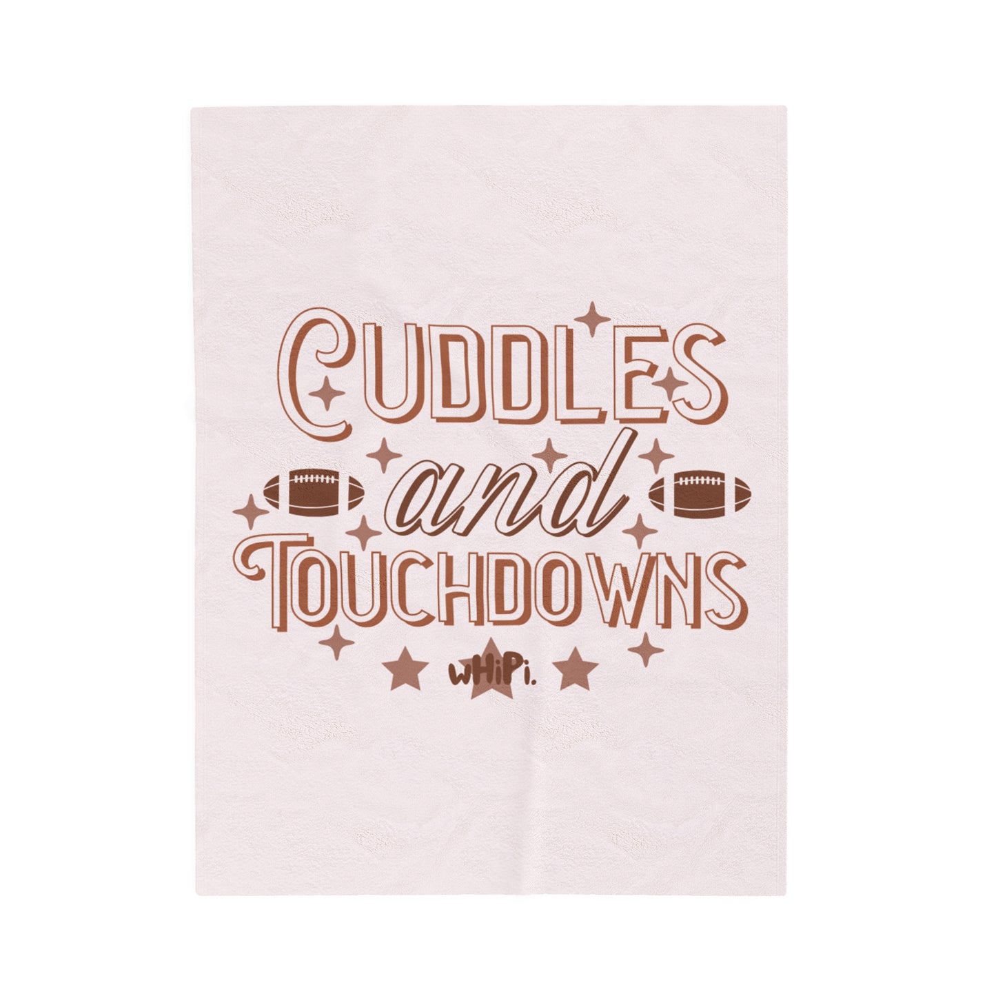 Cuddles and Touchdowns Soft Blanket