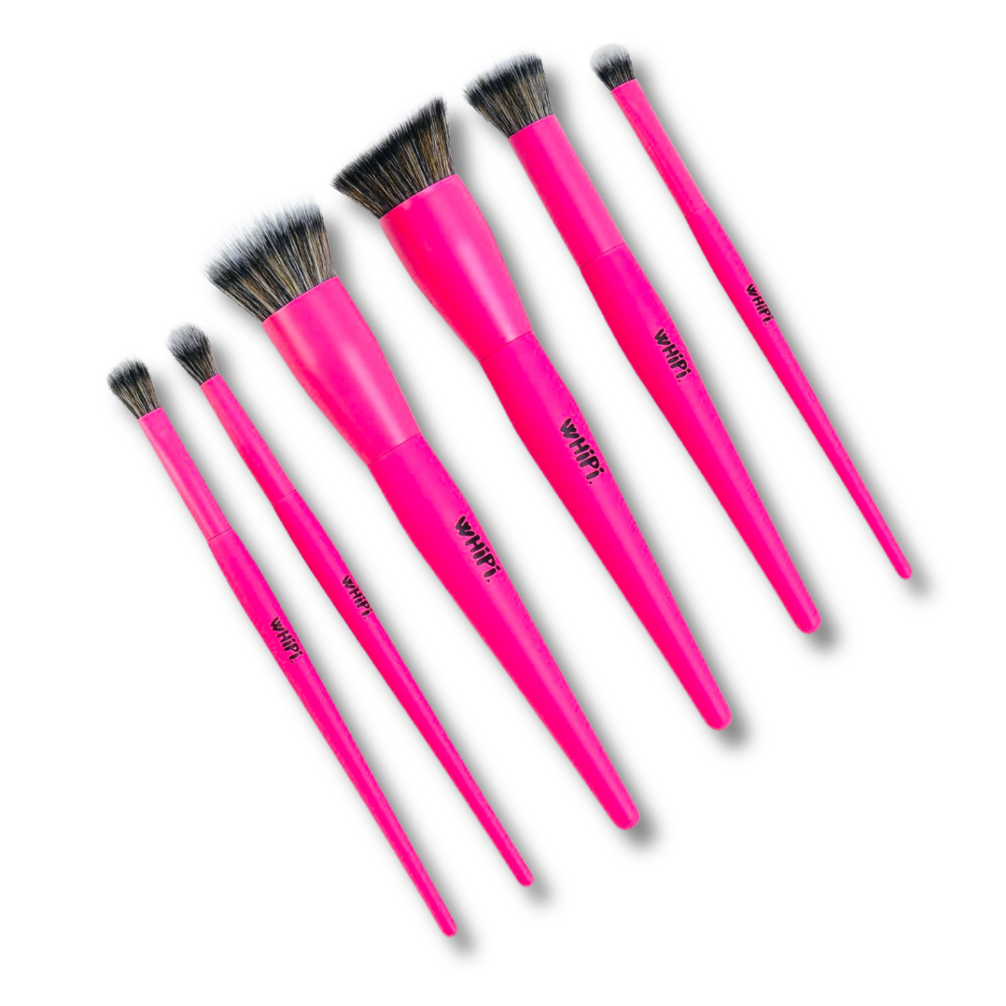 wHiPi. 6-Piece Pink Makeup Brush Set