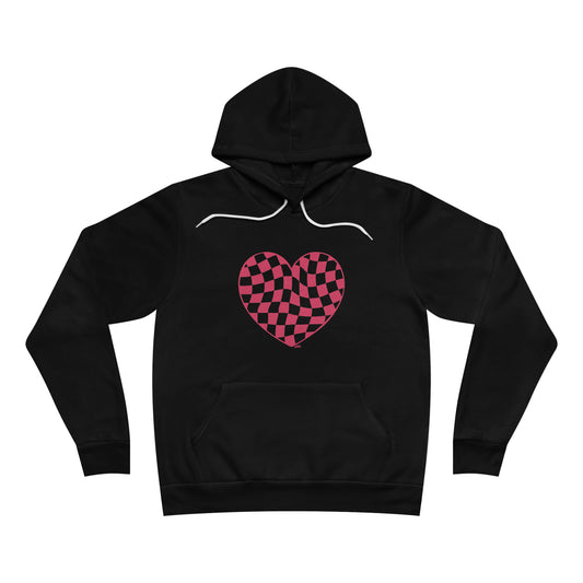 Checkered Love Bella Canvas Hoodie