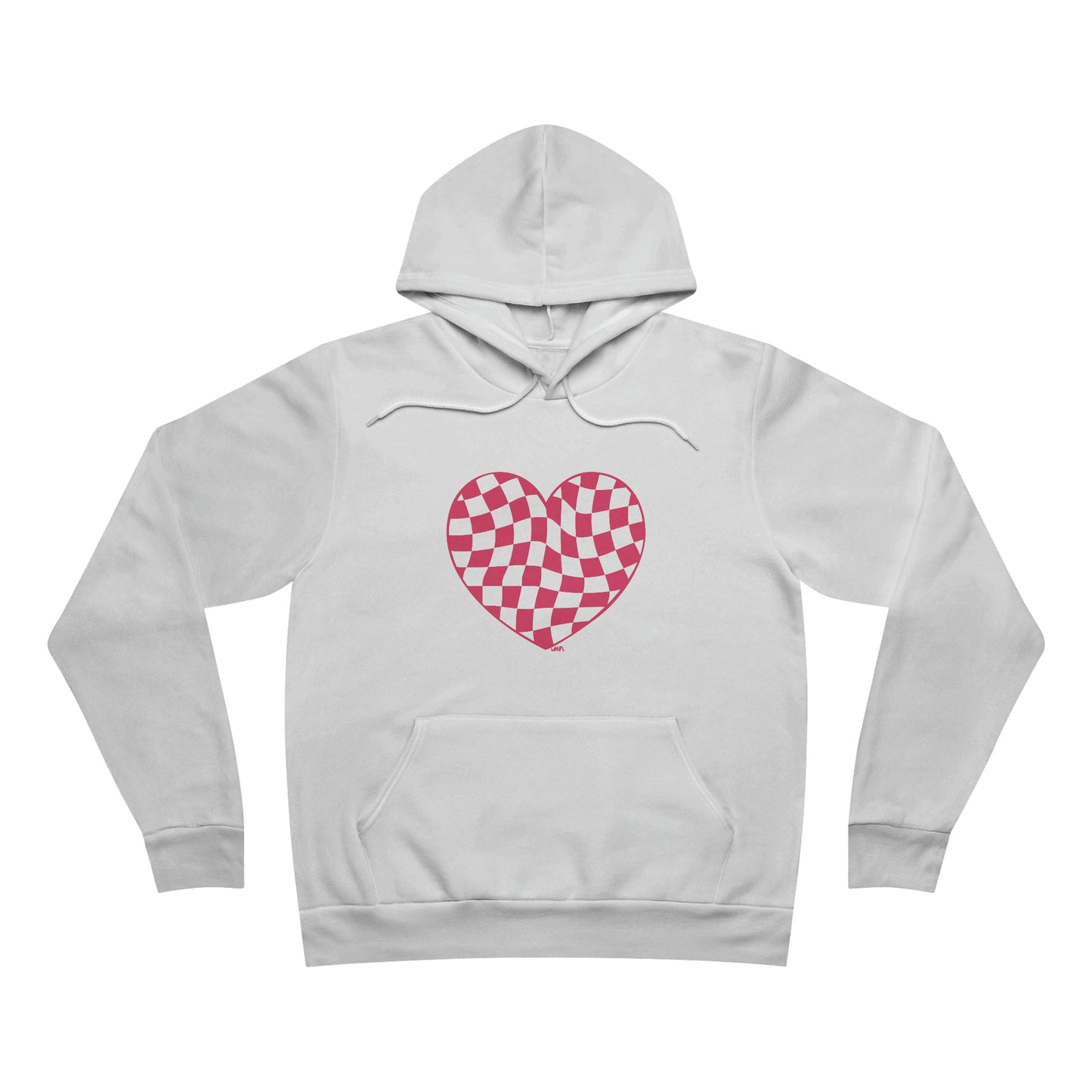 Checkered Love Bella Canvas Hoodie