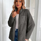 Ivy Lane Zip Up Long Sleeve Fuzzy Jacket