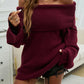 Off-Shoulder Extra-Long Sleeve Sweater