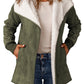 Emerald Bliss Faux Suede Cozy Open Front Jacket