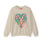 Hooked On You Crewneck Sweatshirt – Candy Canes & Hearts Edition