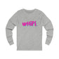 Pink wHiPi. (front) Long Sleeve Tee