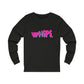 Pink wHiPi. (front) Long Sleeve Tee