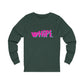 Pink wHiPi. (front) Long Sleeve Tee