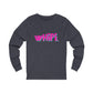 Pink wHiPi. (front) Long Sleeve Tee