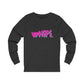 Pink wHiPi. (front) Long Sleeve Tee