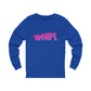 Pink wHiPi. (front) Long Sleeve Tee