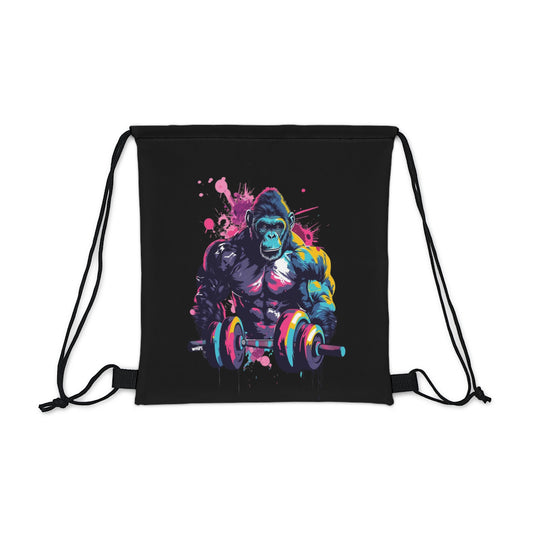 Beast Mode Gorilla Drawstring Bag