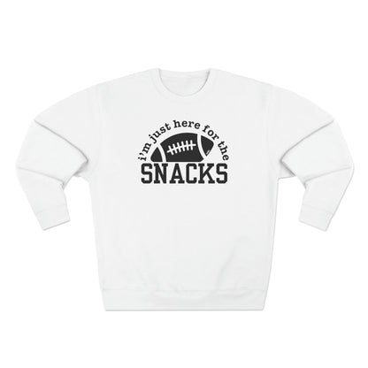 Here for the Snacks Crewneck Sweatshirt