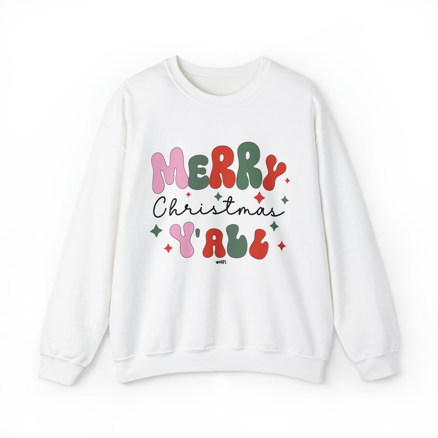 Merry Christmas Y'all Crewneck Sweatshirt