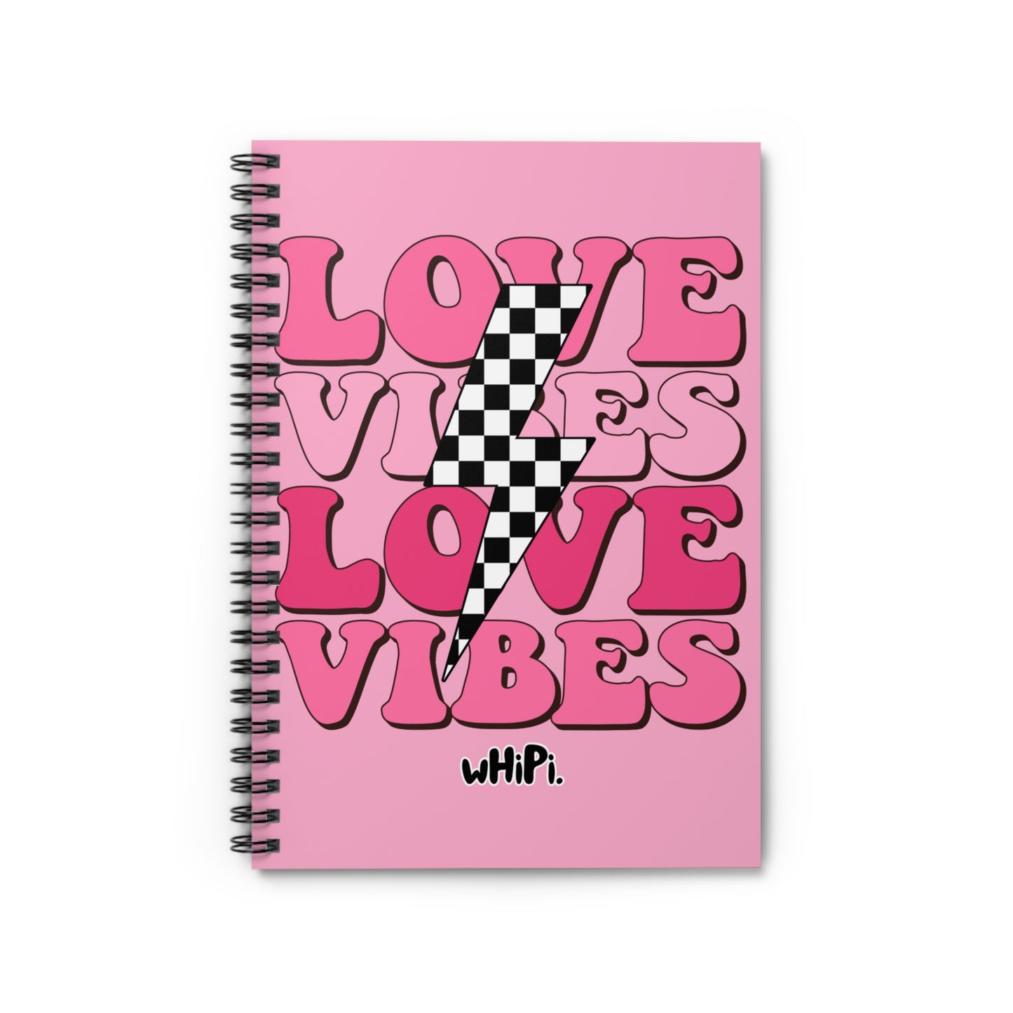 Love Vibes Journal Spiral Notebook - Ruled Line