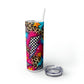 Skinny Race Tumbler with Straw, 20oz