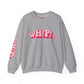 wHiPi. Wear Your Heart On Your Sleeve Crewneck Sweatshirt (S‑5XL)