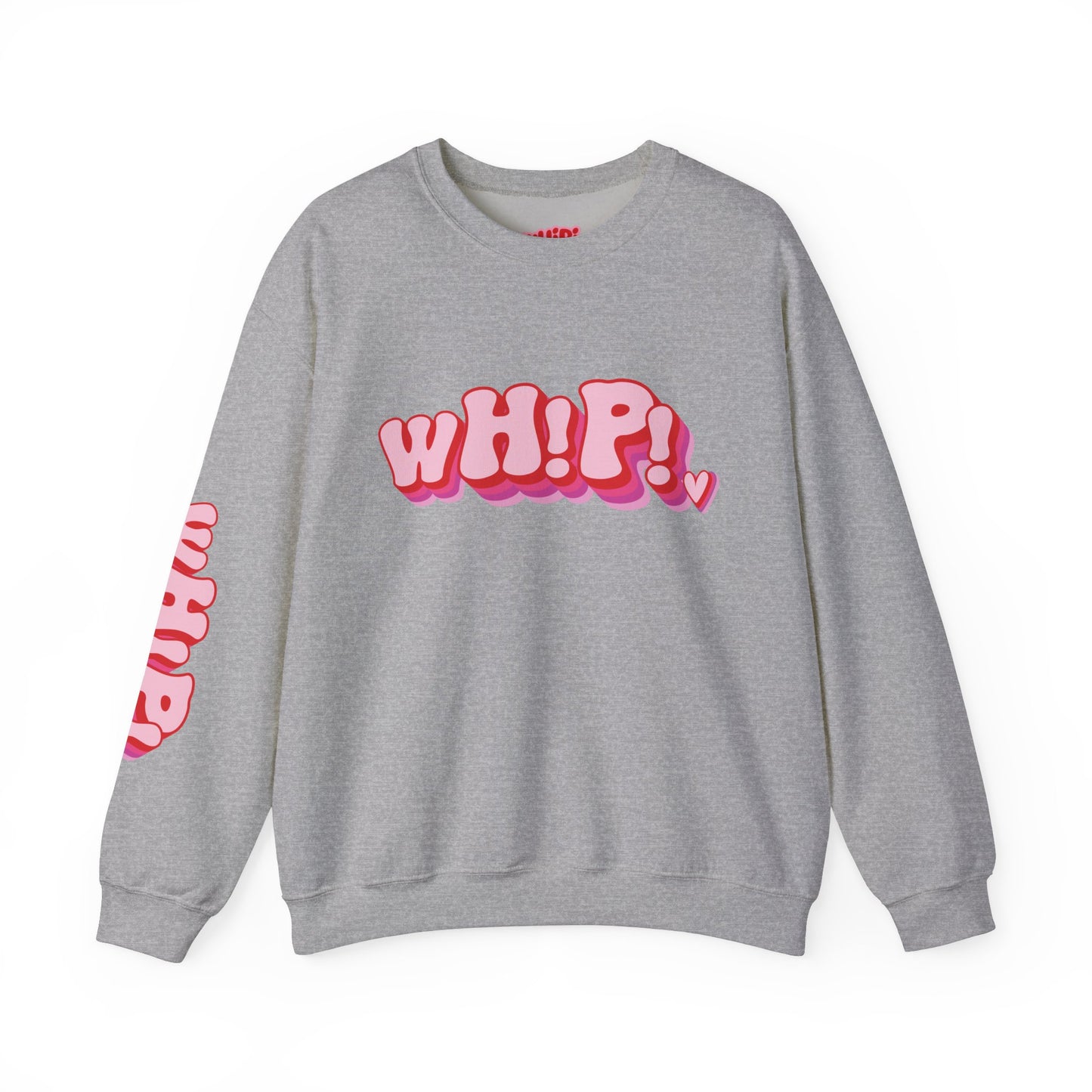 wHiPi. Wear Your Heart On Your Sleeve Crewneck Sweatshirt (S‑5XL)