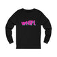 Pink wHiPi. (front) Long Sleeve Tee