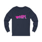 Pink wHiPi. (front) Long Sleeve Tee