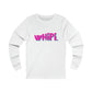 Pink wHiPi. (front) Long Sleeve Tee