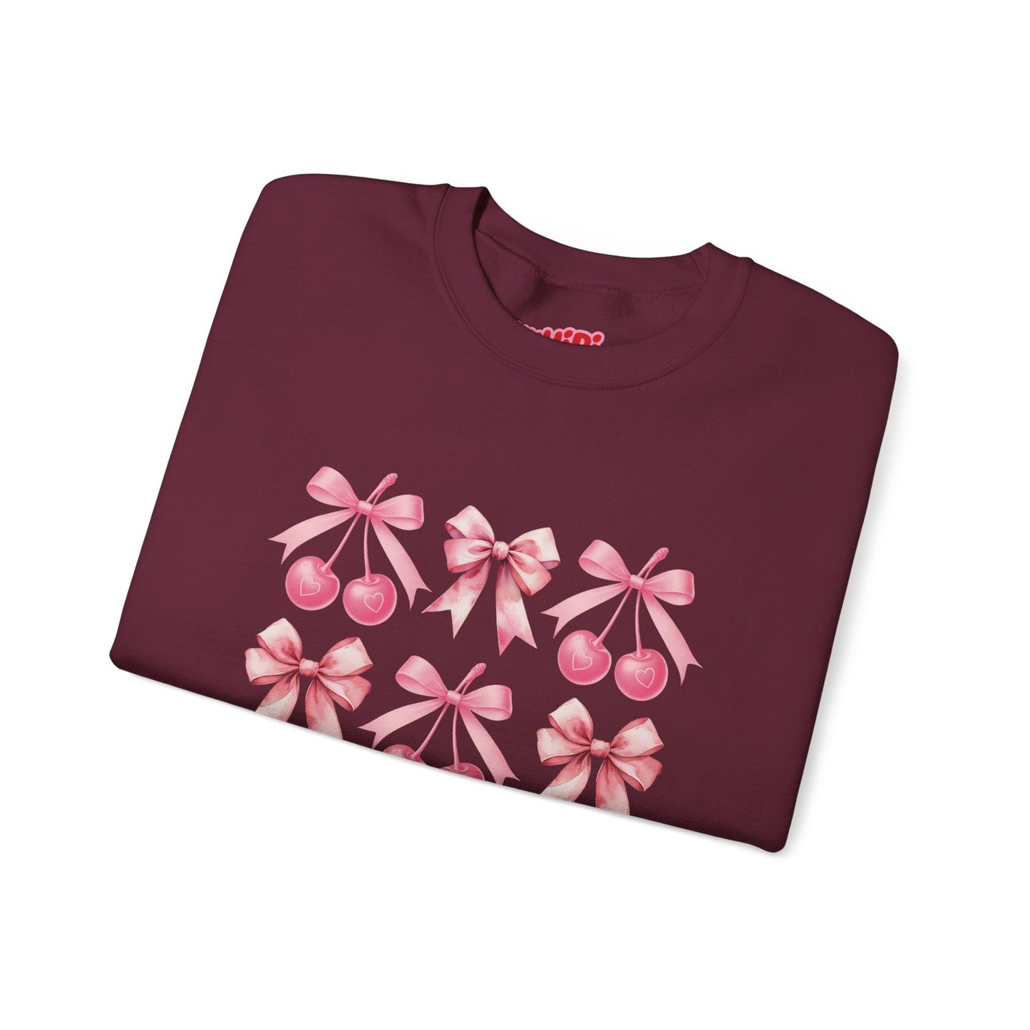 Sweet Cherry Bows Crewneck Sweatshirt (S‑5XL)